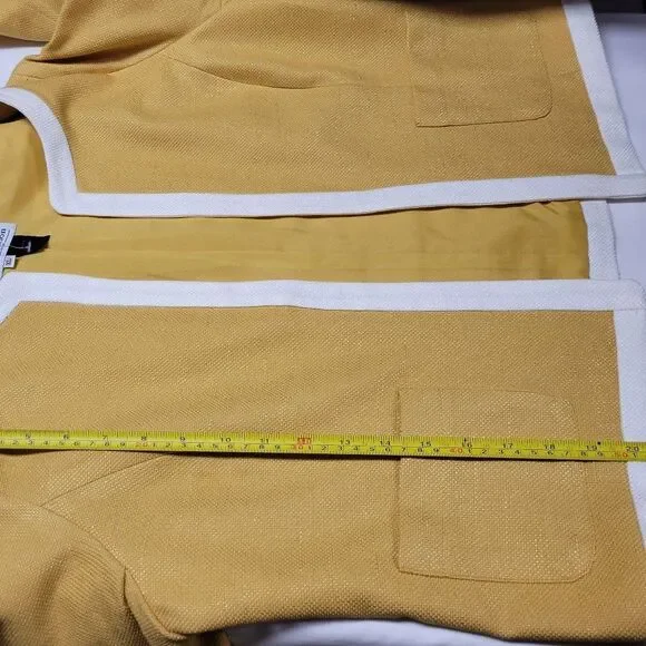 Yellow Short Jacket Blazer - Picture 7 of 9